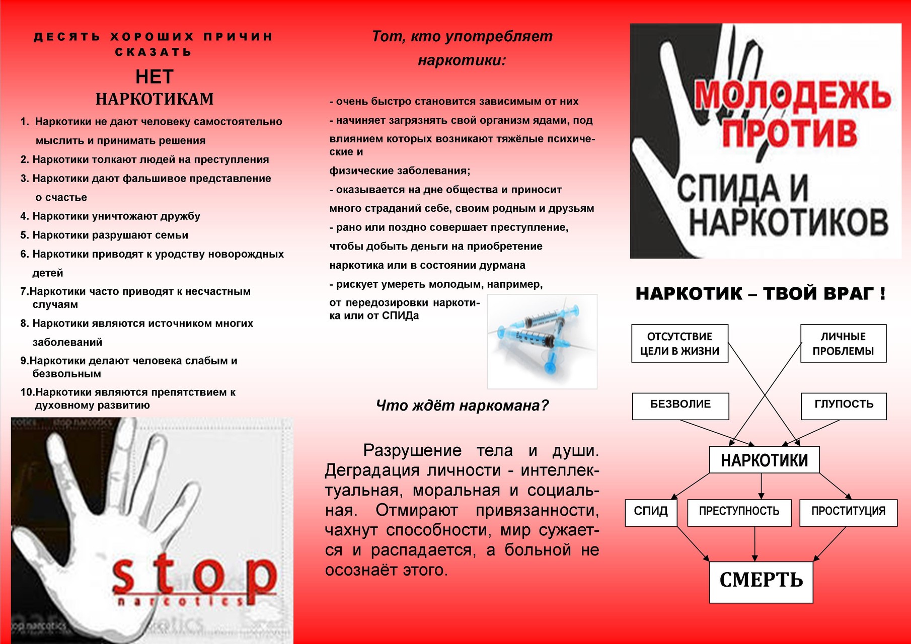 Профилактика наркомании проект